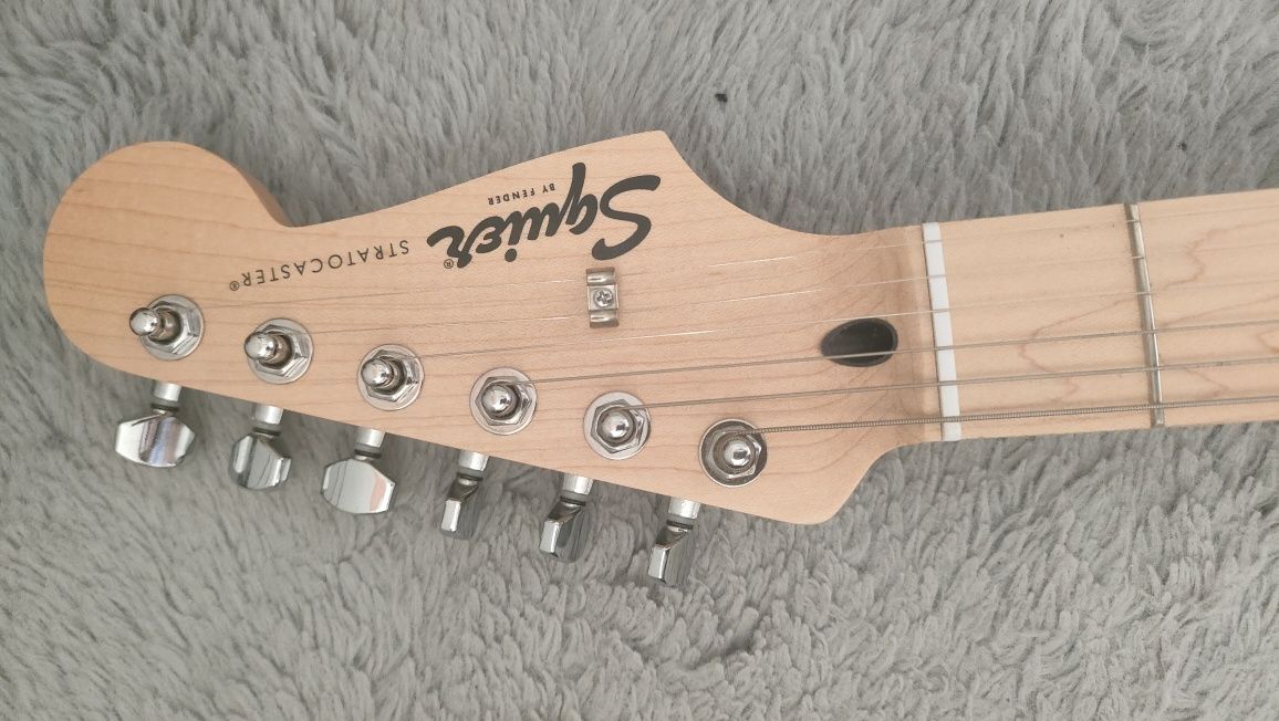 Gitara elektryczna fender stratocaster cały zestaw
