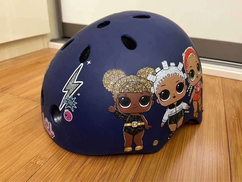 Kask dziewczęcy L.O.L. Surprise Rozmiar S 53-55 cm