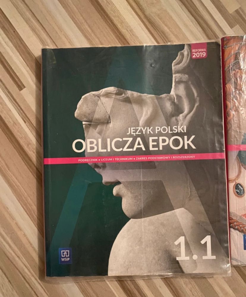 Podręczniki do Języka Polskiego Oblicza Epok 1.1, 1.2 WSiP