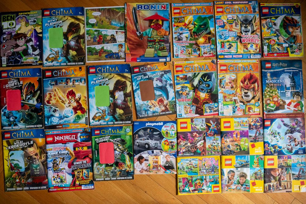 Lego Chima Ninjago Disney Bajki Książki dla dzieci Atlas zestaw 66 szt