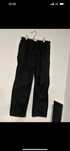 Calças de homem relaxed fit em algodão e poliester pretas XS H&M