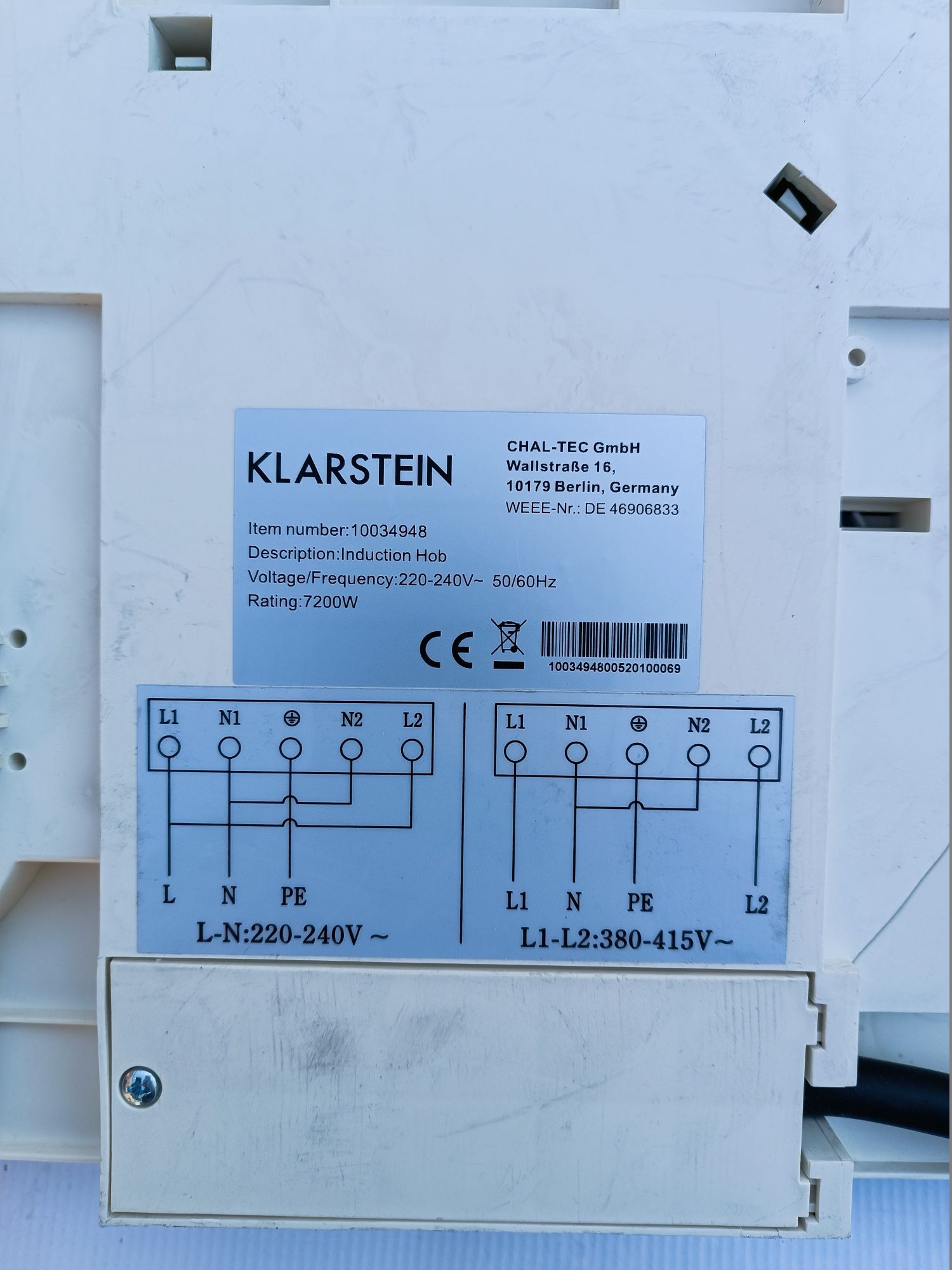 Elektronika, części do Klarstein Virtuosa EcoAdapt