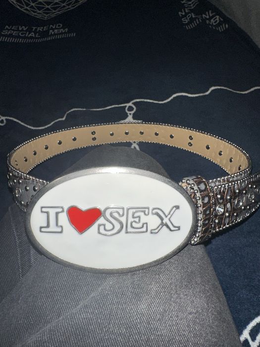 belt ремень I love sex y2k jaded london