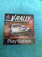 Ps1 V-Rally psx psone Książeczka Manual Angielski