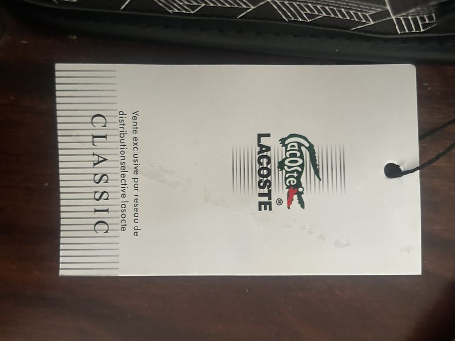 Lacoste torba na ramię z dodatkową mini torebka oryginalna