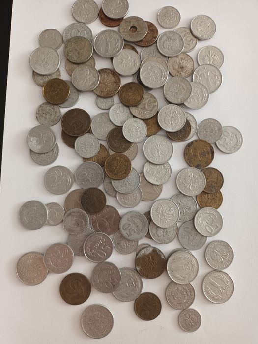 Monety PRL 100szt zestaw nr 4