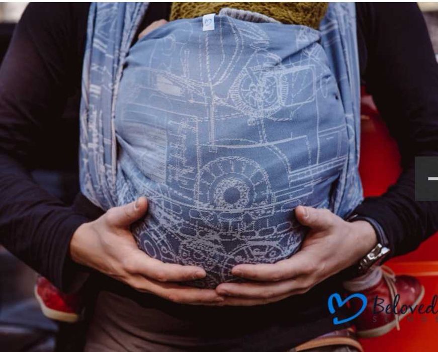 Chusta żakardowa Beloved Industrial 4,2 m Little Frog