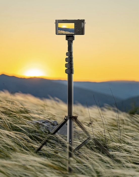 Штатив тренога монопод высокий для телефона, фотоаппарата