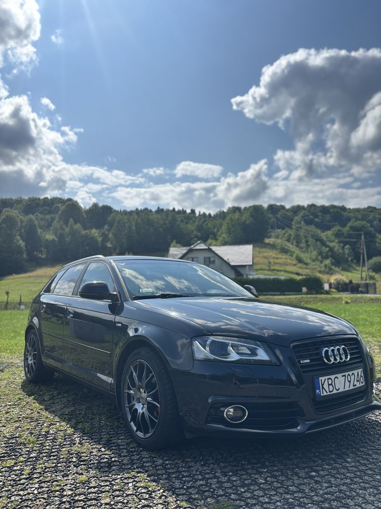 Audi A3 8P S-Line | 2010 | 1.4 TFSI | Czarny | Półskóra