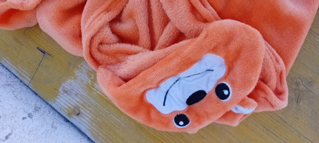 Manta / toalha para bebé com capuz