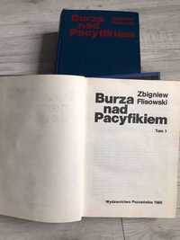 Książka "Burza nad Pacyfikiem" t. I i II.