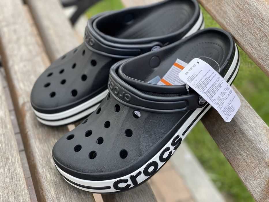 Купить Crocs Bayband Charcoal/Volt Clog Мужские Сабо Крокс 36-44