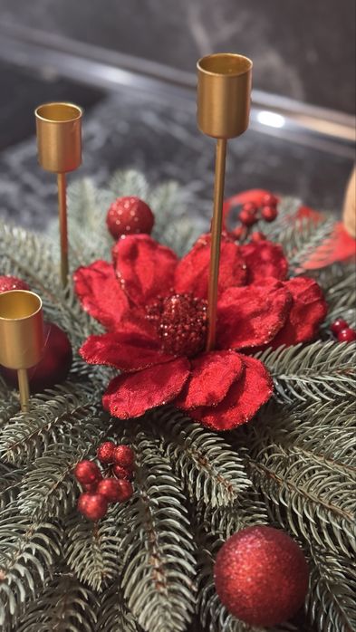 Новорічний підсвічник ,новорічний декор