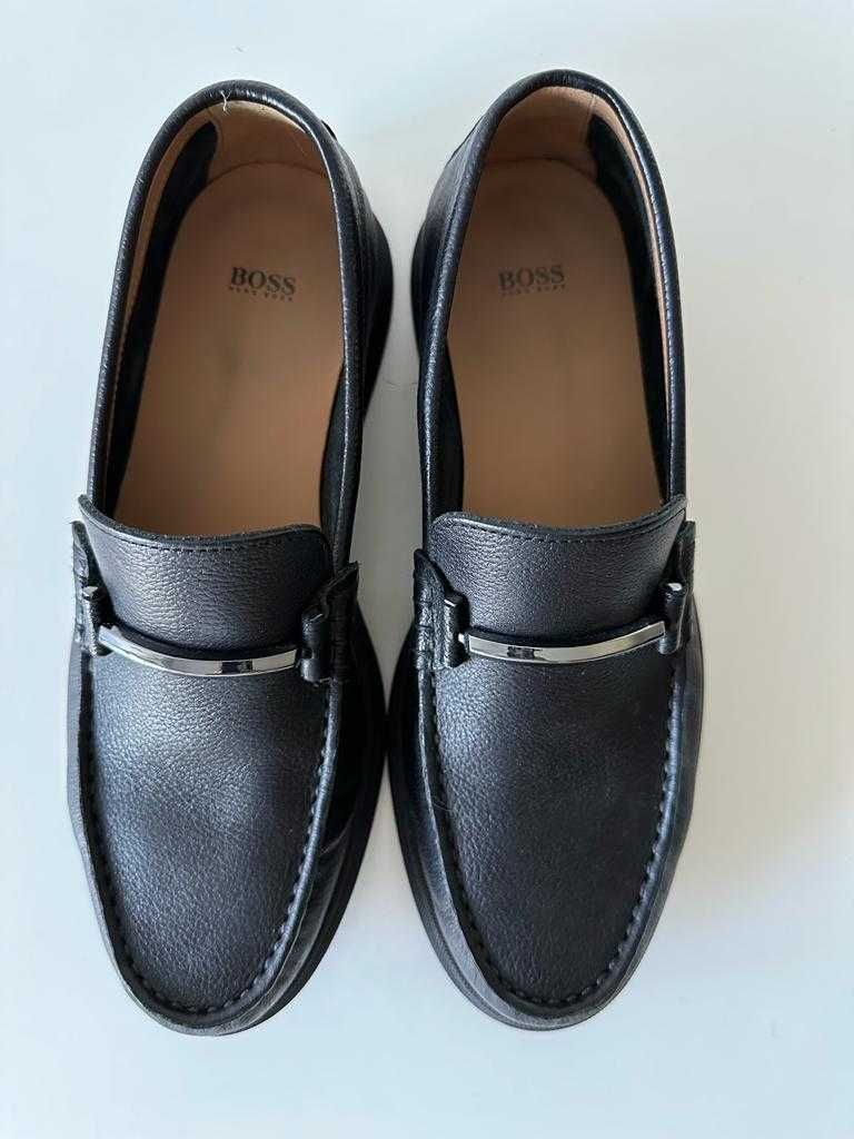 Loafers em pele Hugo Boss