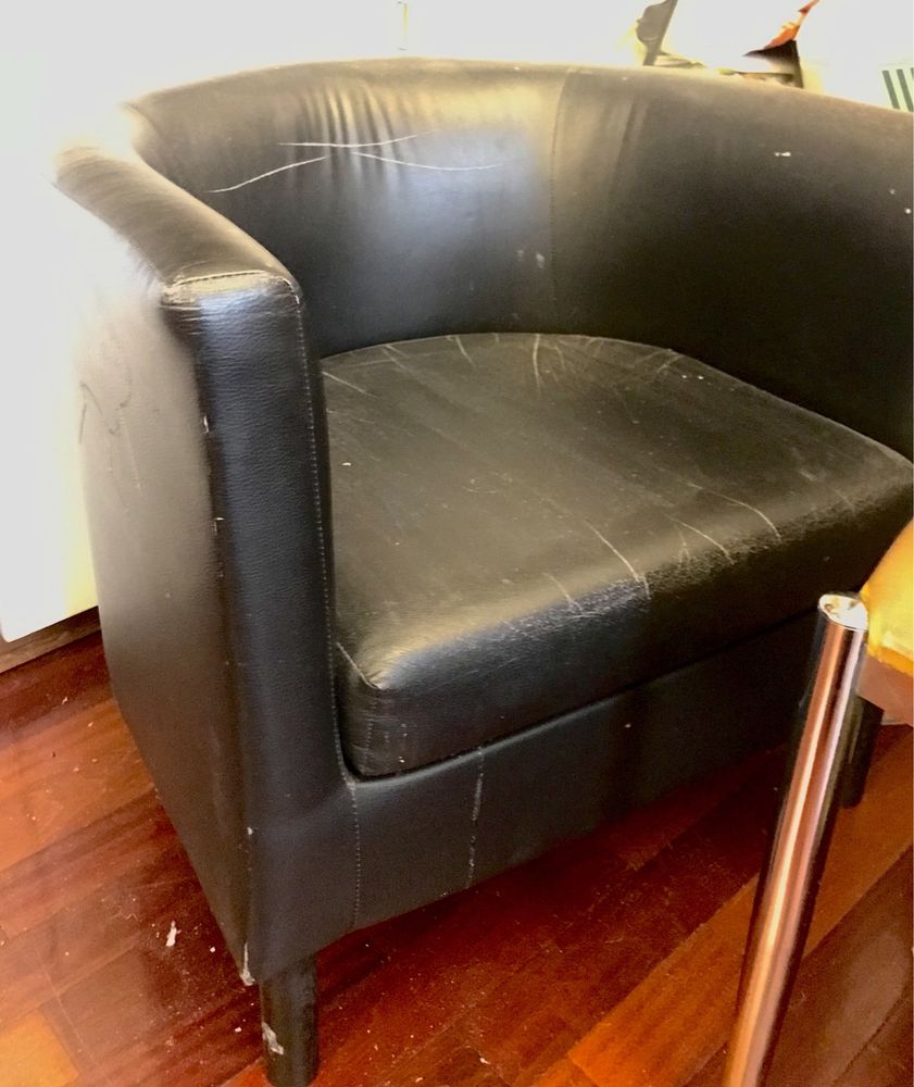 Sofa ikea individual preto