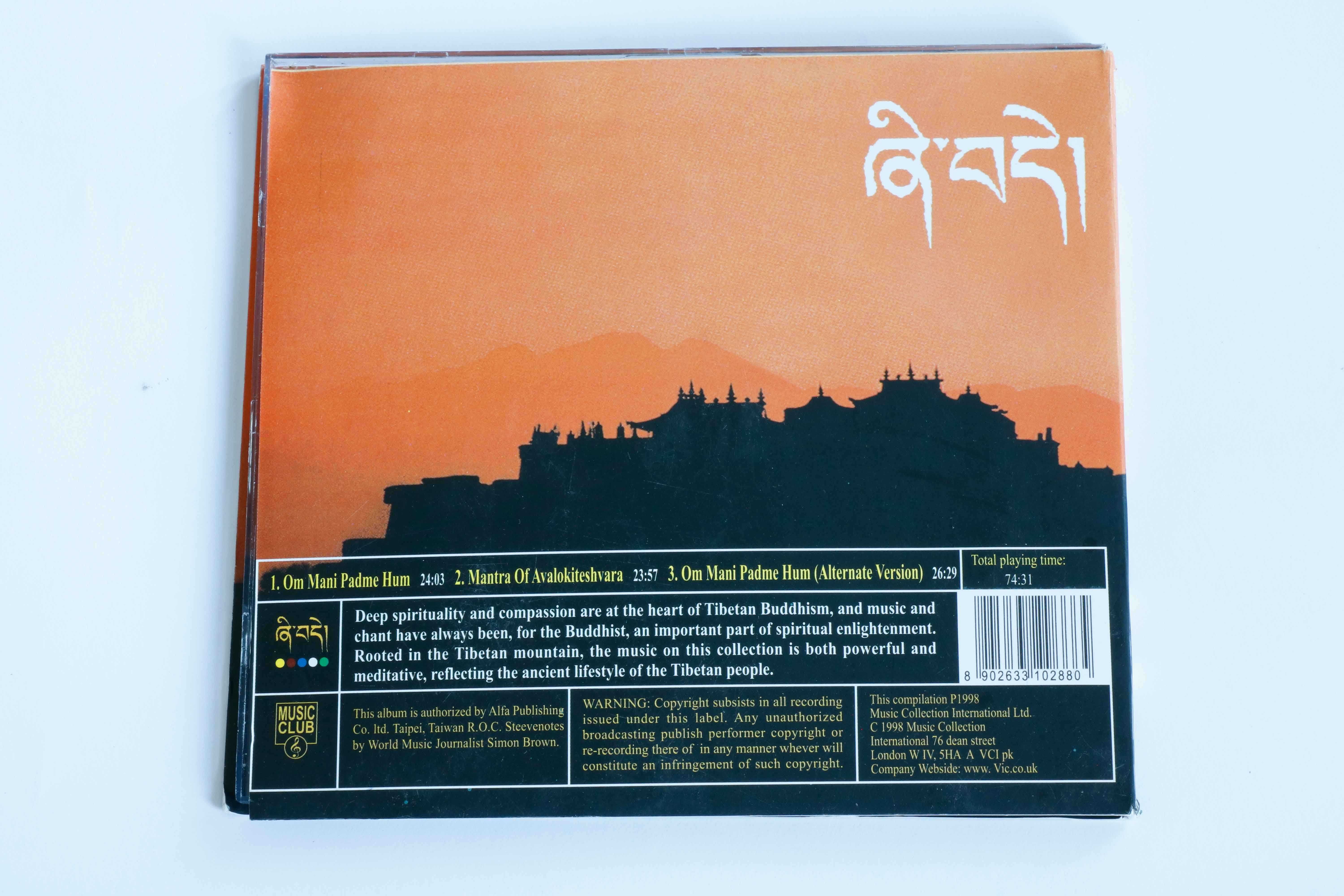 Tibetan - muzyka mnichów tybetańskich - CD