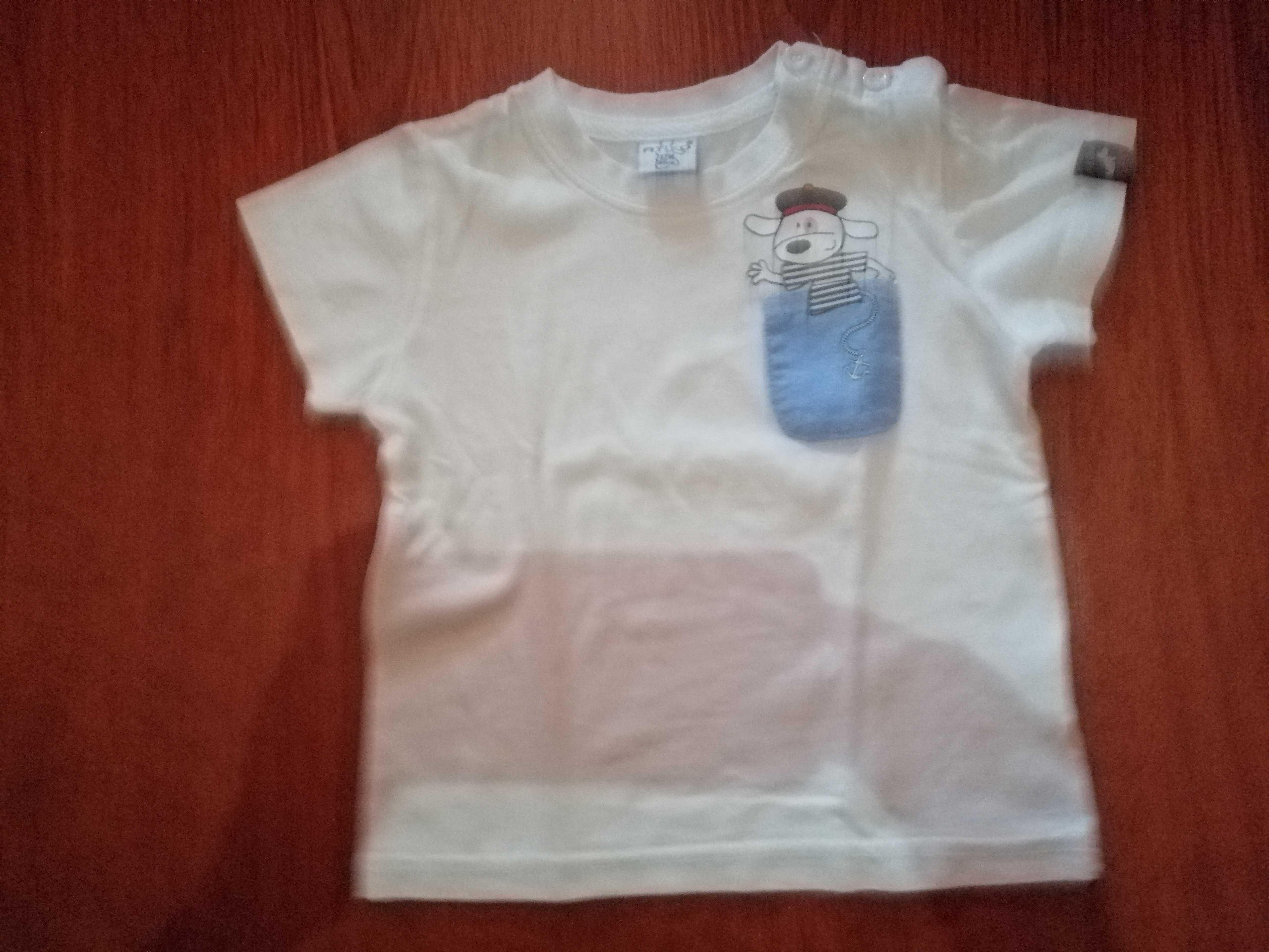 2 t-shirts manga curta, Ativo, 12 meses