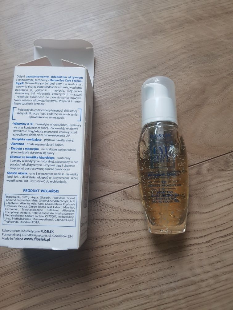 Floslek Eye Care Expert żel bionawilżający pod oczy i okolice ust 30ml