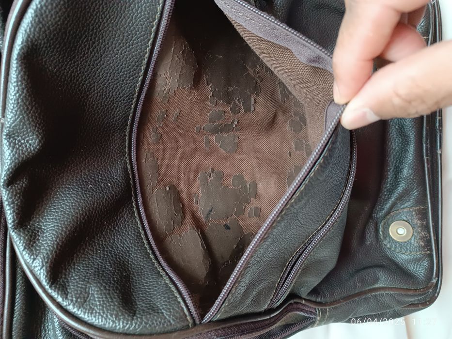 Mochila executiva em pele
