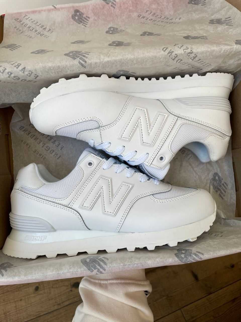!SALE! New Balance 574 White 36 37 38 39 40 41 42 43 44 45 46