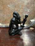 Escultura Maconde Moçambique Anos 50 Pau-Preto 19 cm