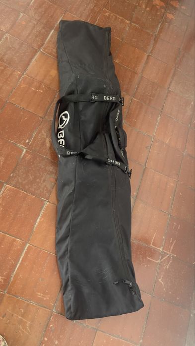 Prancha de snowboard nitro wide e ficaçoes cinch