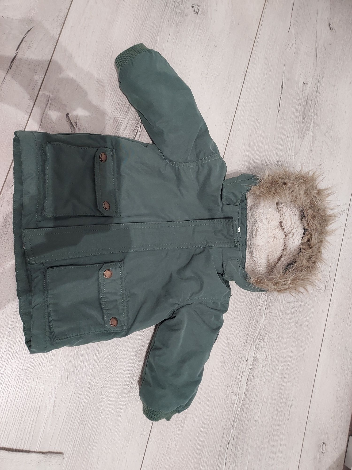 Kurtka, parka zimowa h&m rozmiar 74