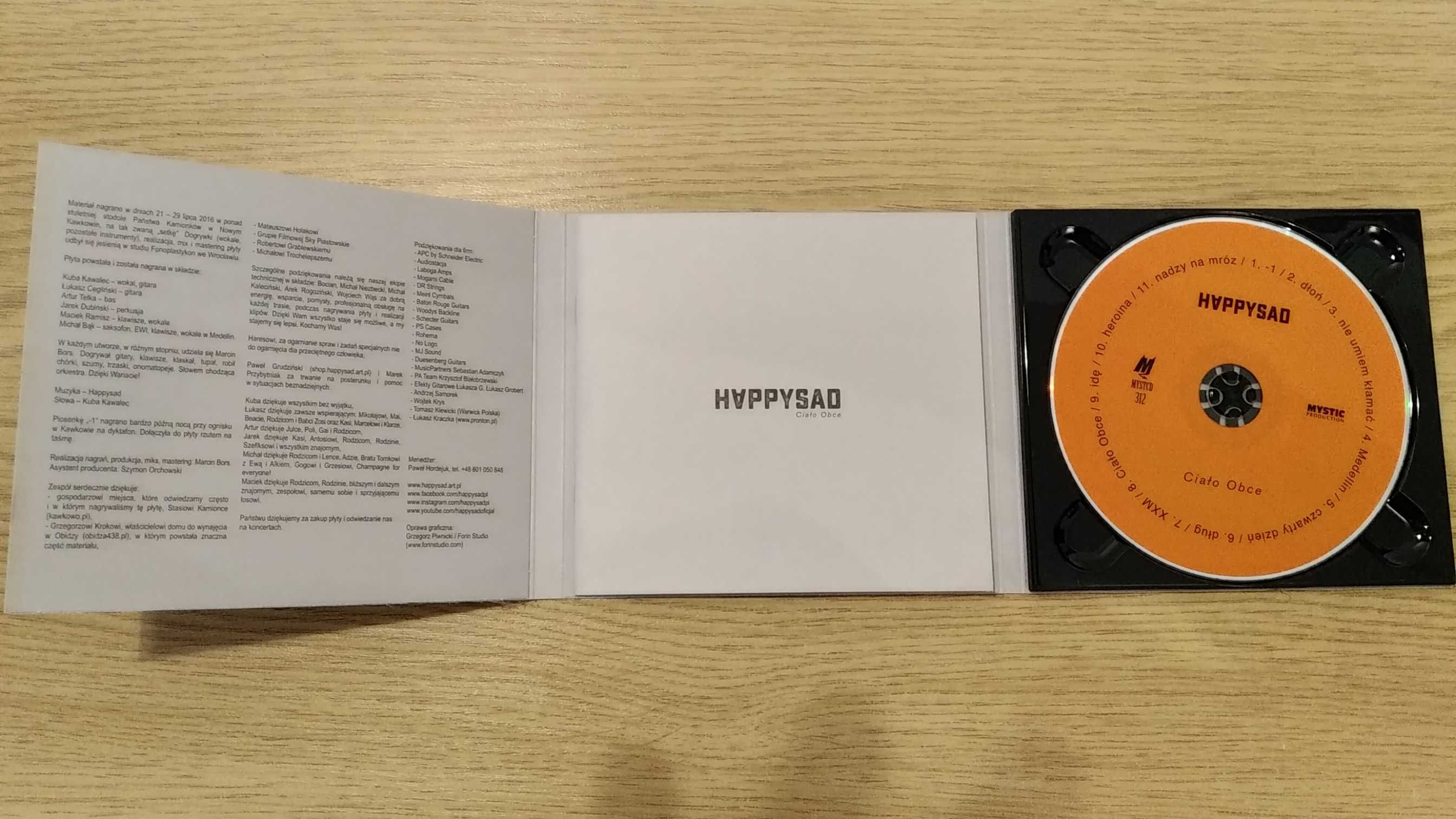 CD Happysad - Ciało Obce stan idealny digipack