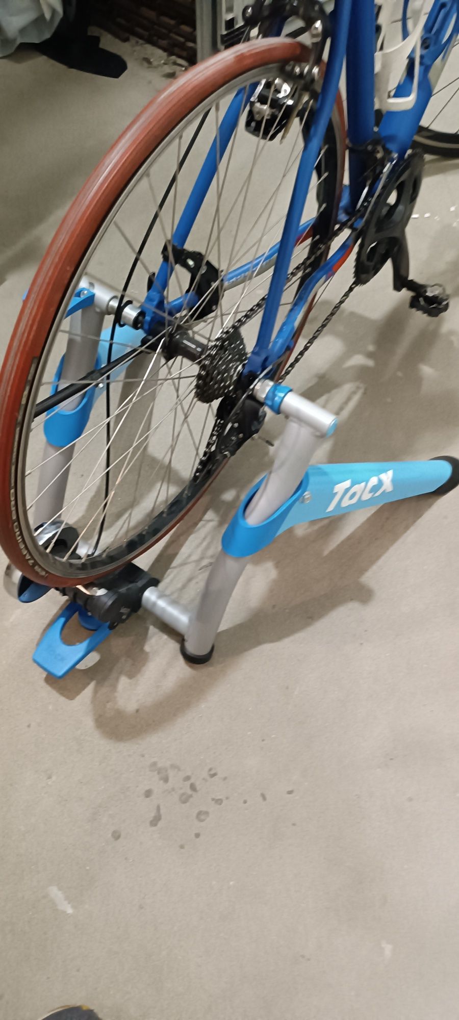 Trenażer Garmin Tacx + koło