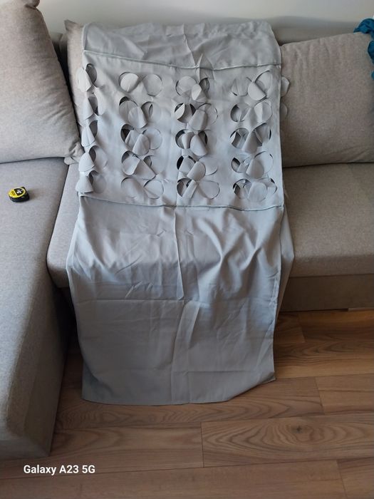 Gotowe zasłony szare