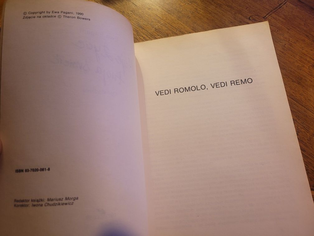 Ewa Pagani Moje życie Twoja śmierć 1990 Almapress