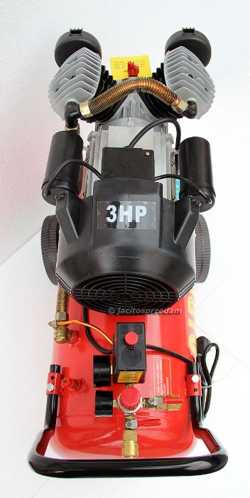 Sprężarka kompresor 50L 2 tłoki 3HP 2KW 250 l/min.