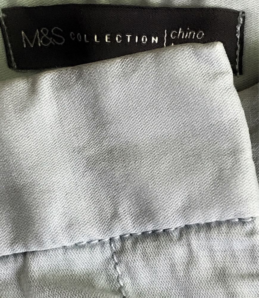 Котовові  брюки M&S. Штани chino Marks and Spencer