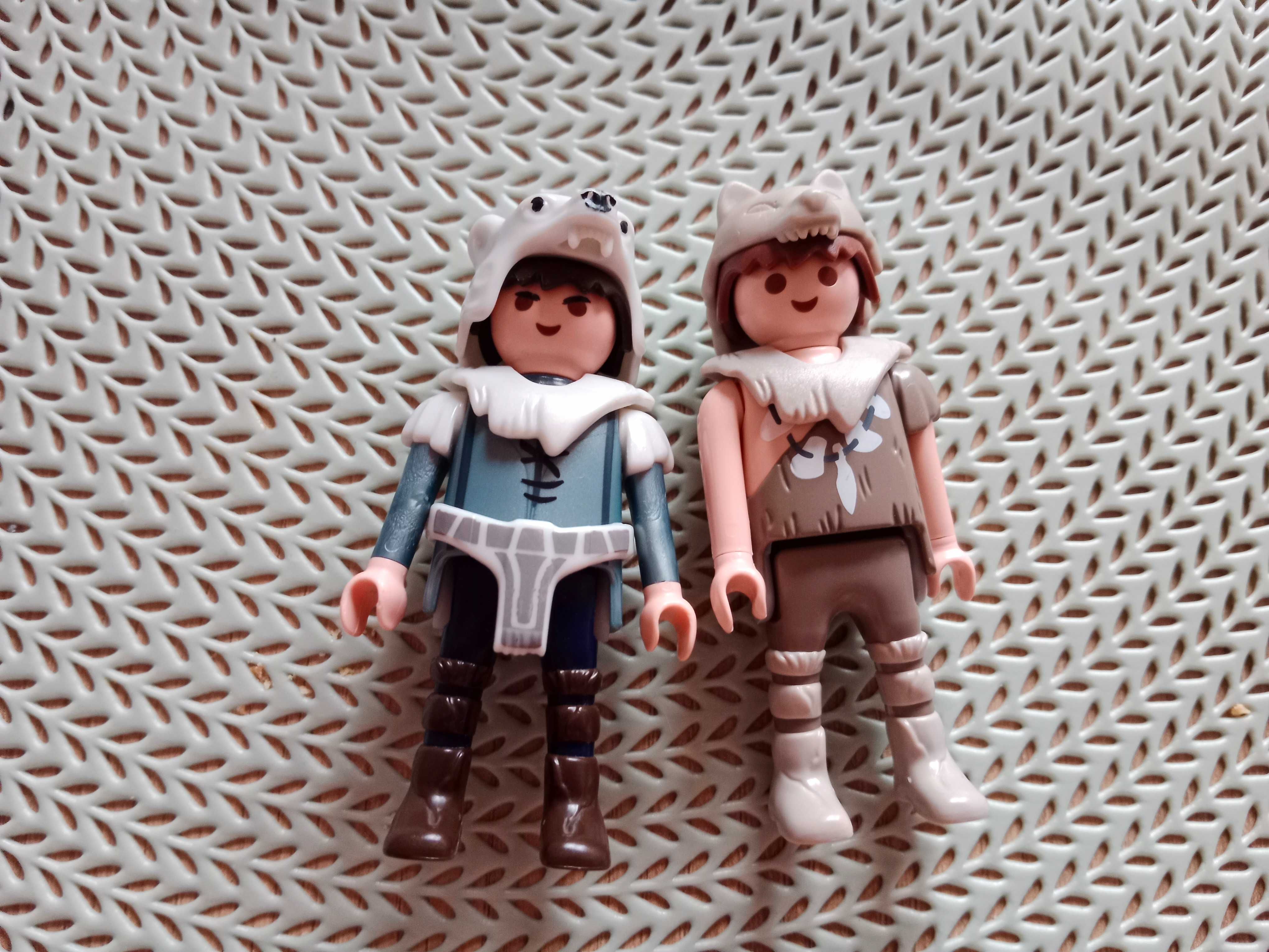 Zestaw figurek playmobil wilk niedźwiedź wikingi