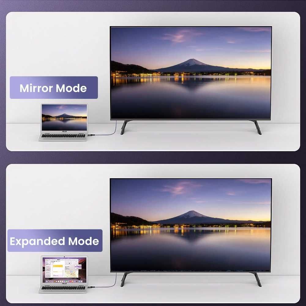 Kabel DP v1.4 DisplayPort Szybki Przesył Danych do 8K SZARY Przewód 2m