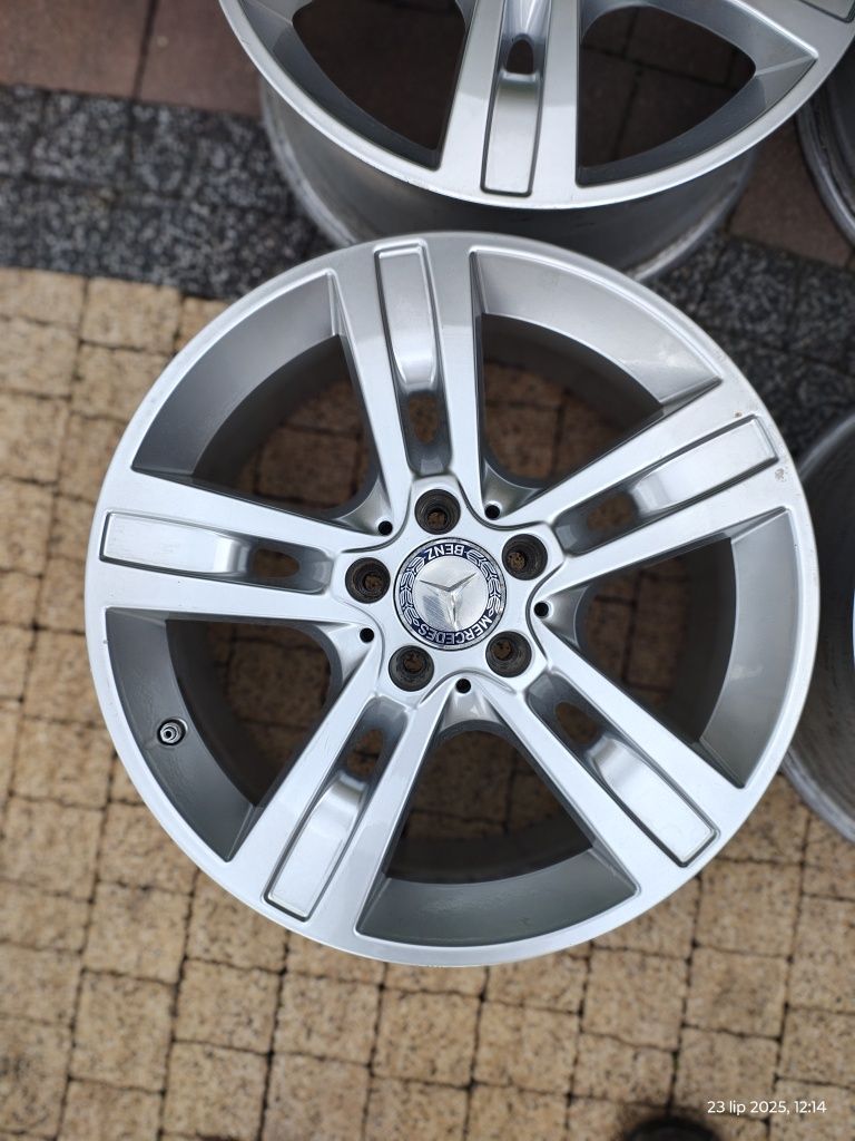 18 Mercedes 5x112 8J et60 czujniki ciśnienia A164.401.5702