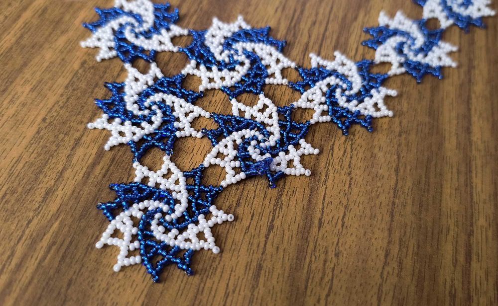 Намисто з бісеру ручної роботи від майстрині