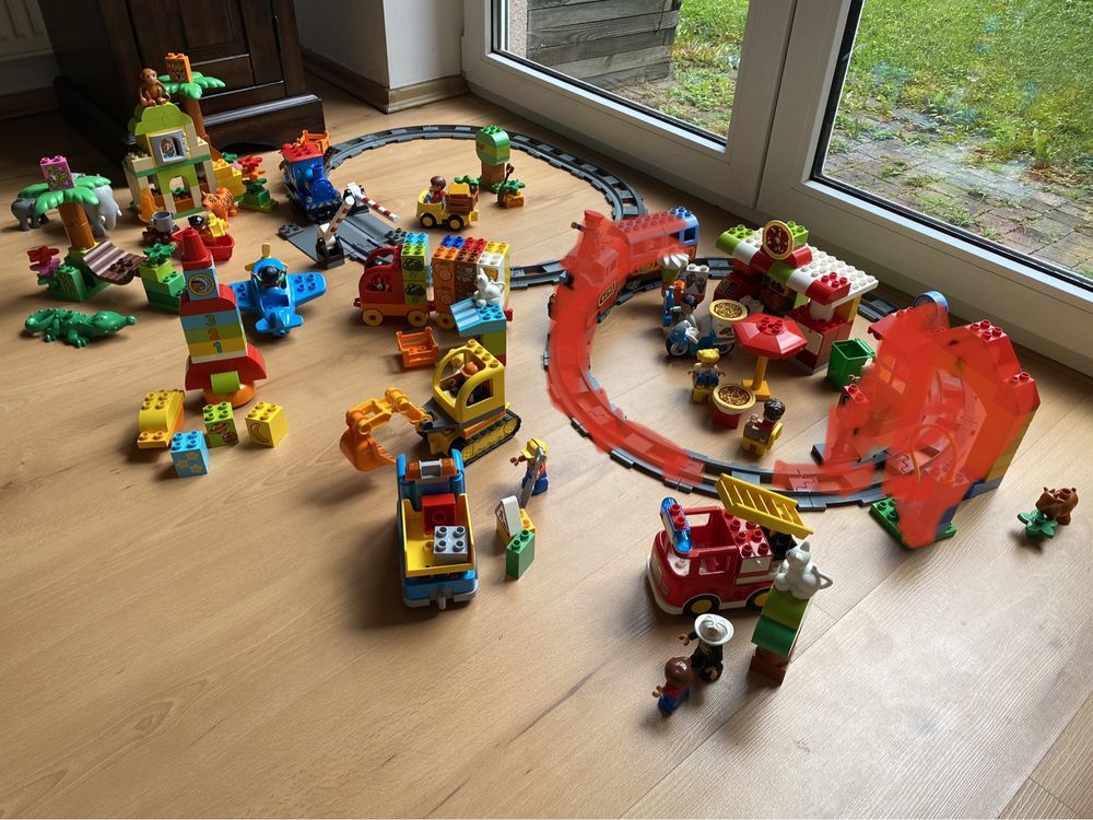 Mega zestaw Lego Duplo (6 zestawów)
