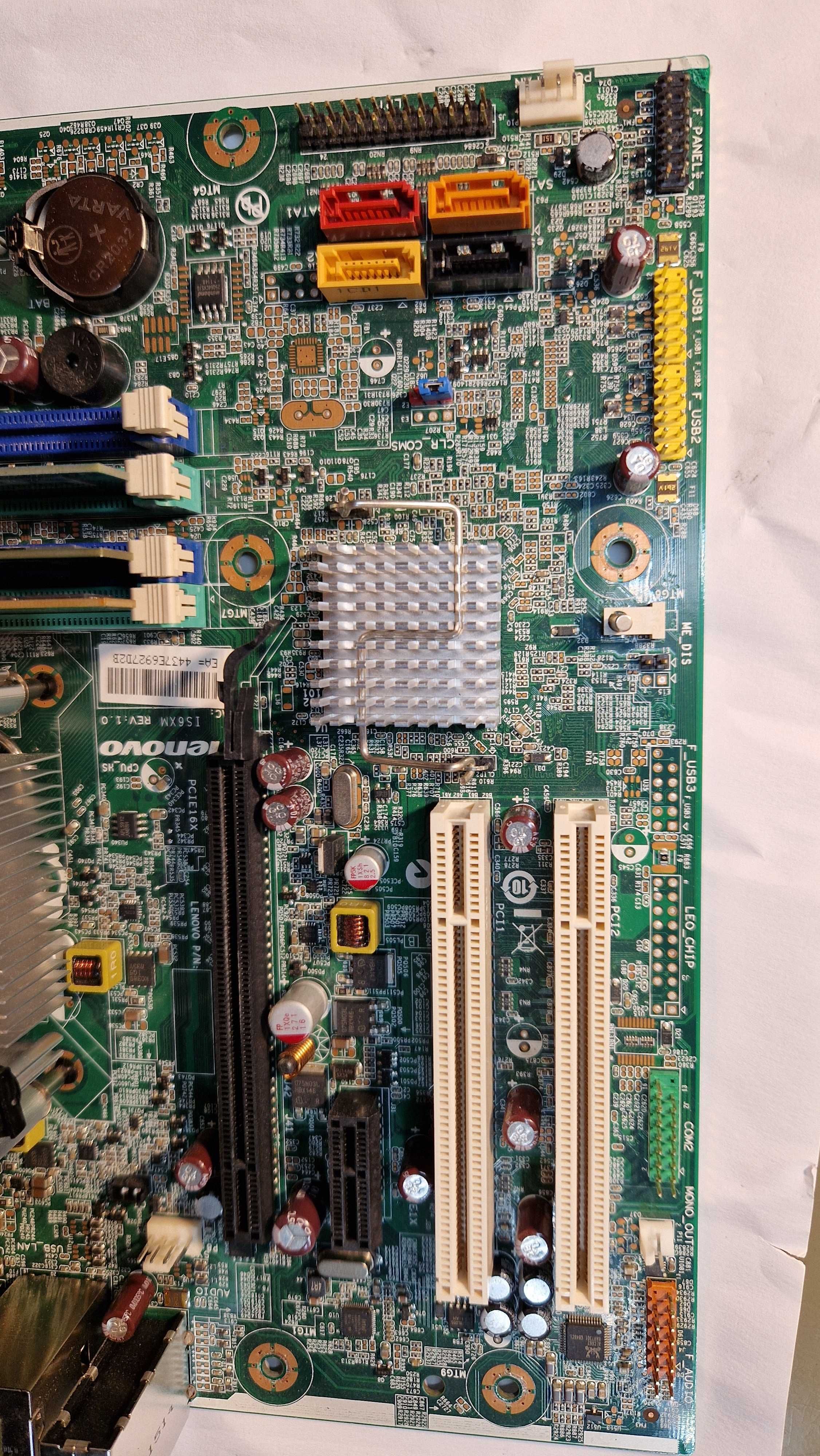 Komplet Płyta + procesor + RAM + c hłpdznie + zaślepka