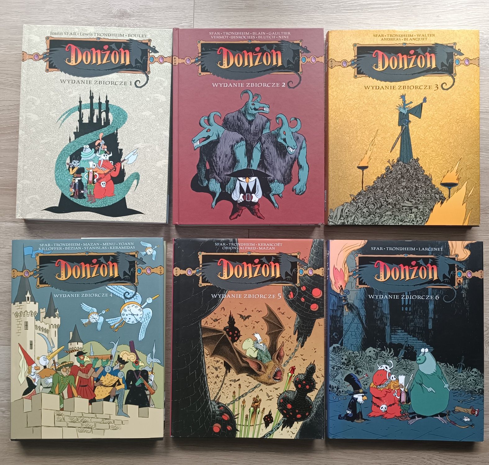 Donżon t. 1-6 komiks