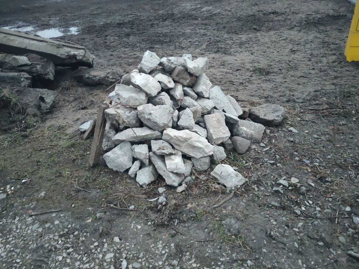 Za darmo oddam gruz beton bez śmieci