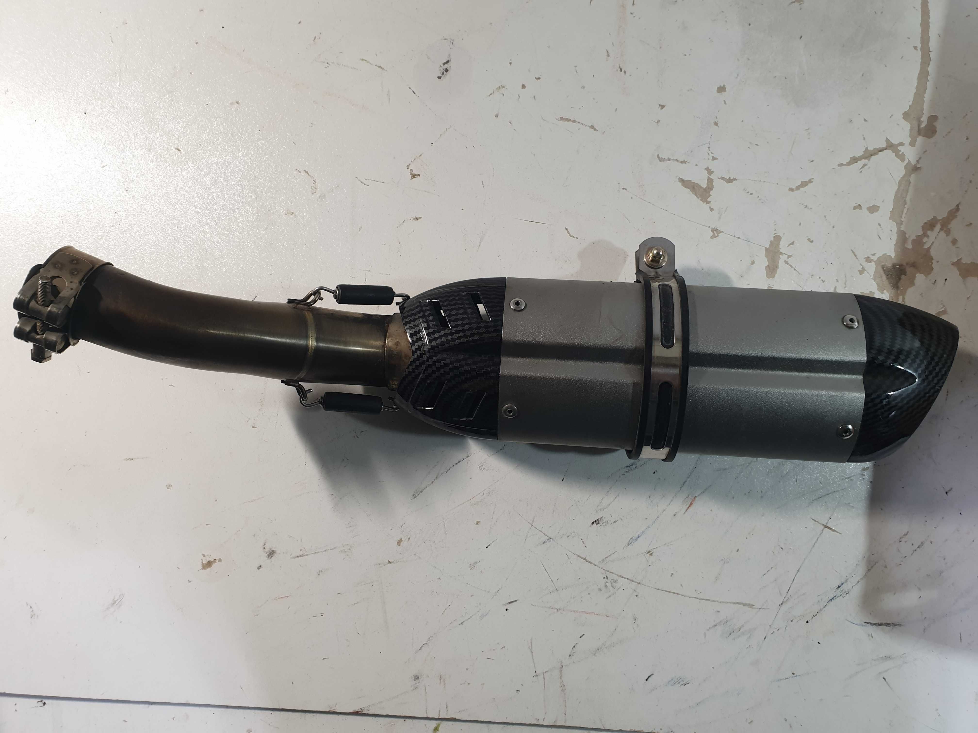 Yamaha MT 07 układ wydechowy MIVV wydech tłumik kolektory osłona