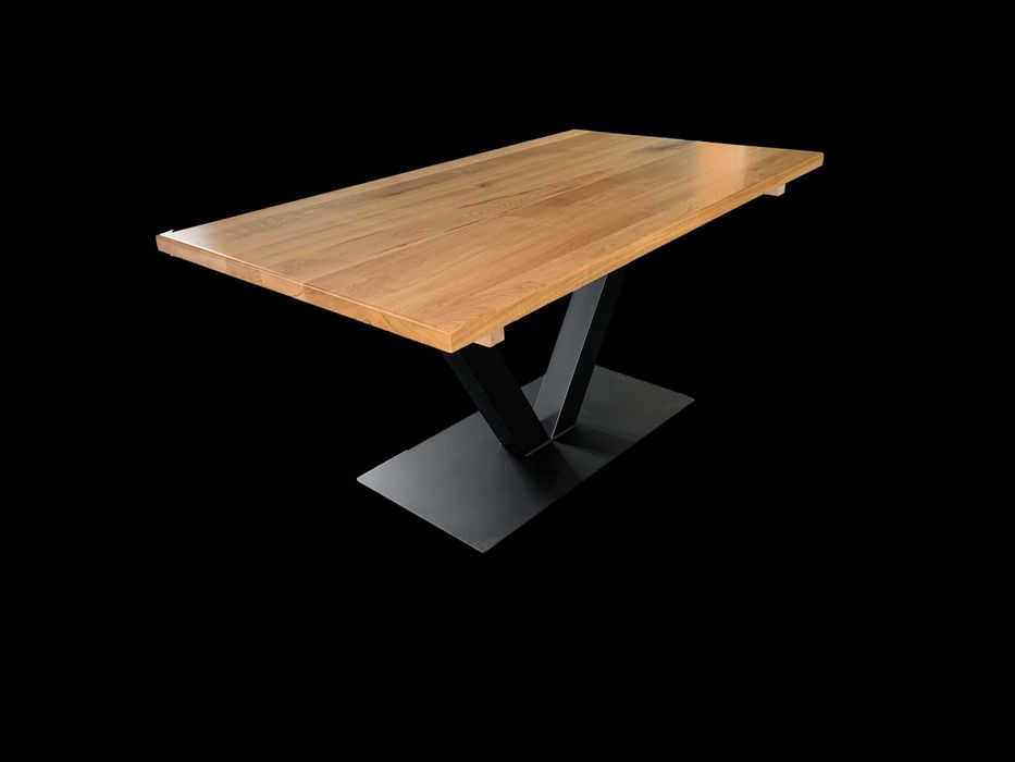 Nowoczesny stół loft rozkładany 200x90 + 2 x 50cm każdy wymiar