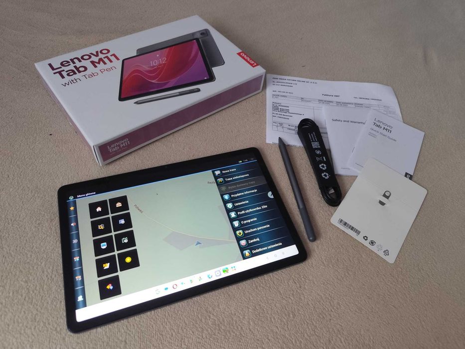 NOWY Lenovo Tab M11 TB330FU 8/128 iGO Sygic Yanosik - NAVI BIAŁCZAK