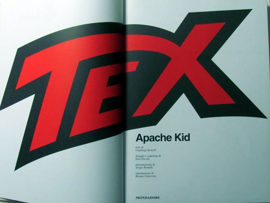 Livro Tex original em Italiano e a cores: Apache Kid
