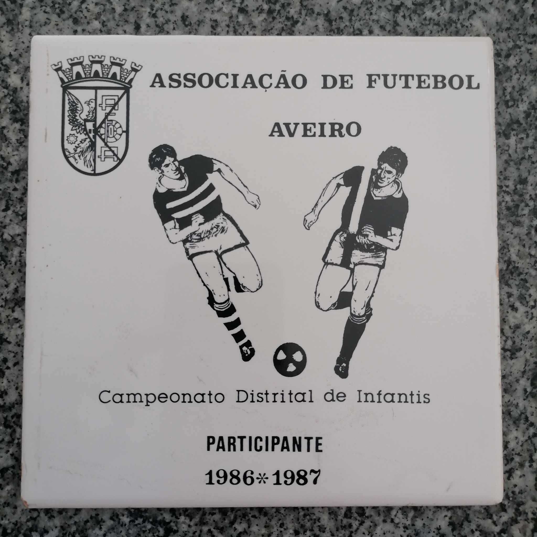 Azulejo comemorativo - Futebol -