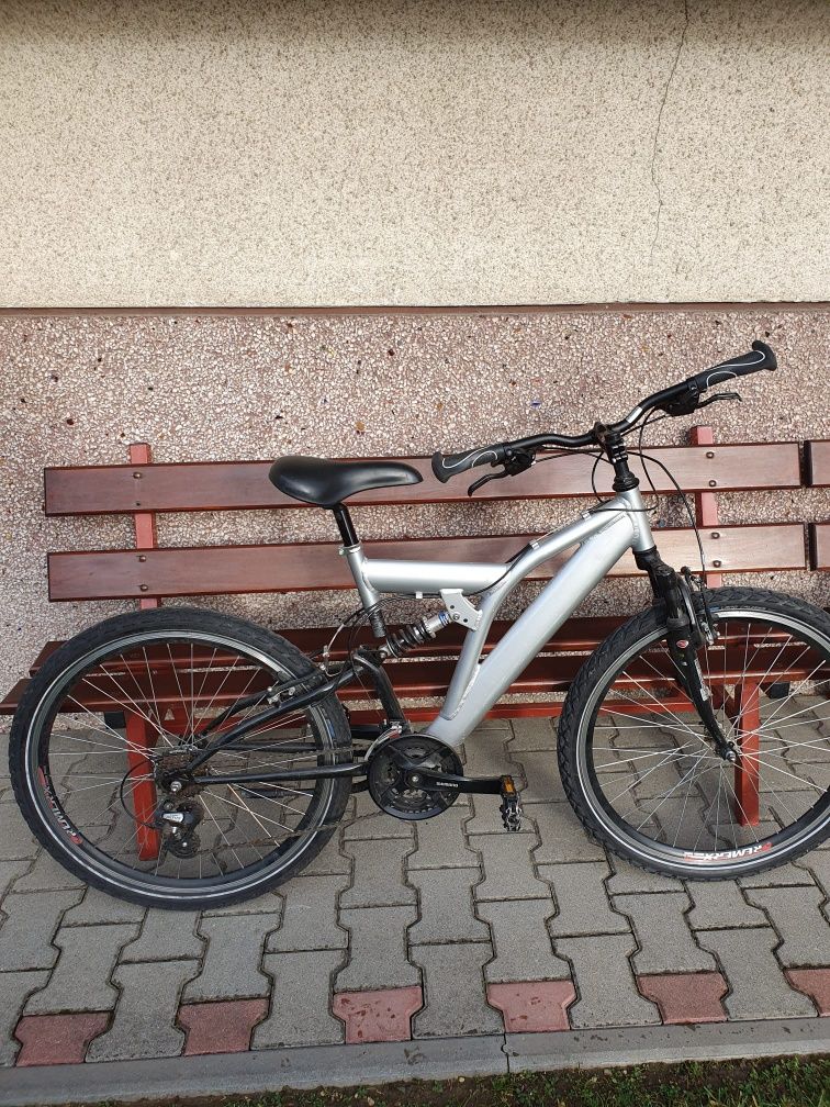Rower amortyzowany - rama stalowa 26'