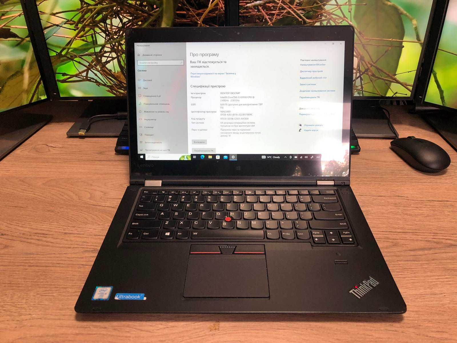 Гарантия! Трансформер Lenovo ThinkPad Yoga 460 | i5-6300u | 2K IPS Тач