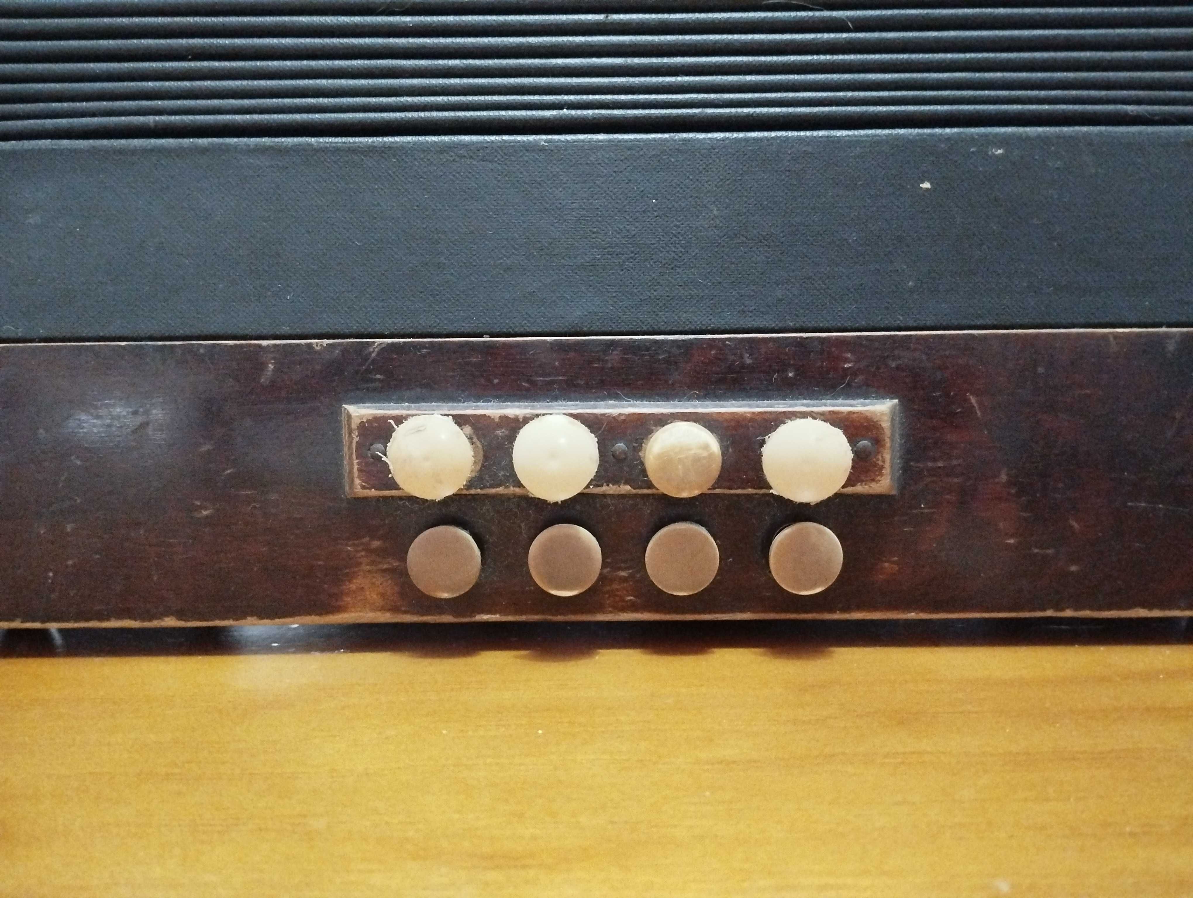Concertina HohnerPiccola Vintage Funcional Raro Placa Fritz Bär(Suíça)