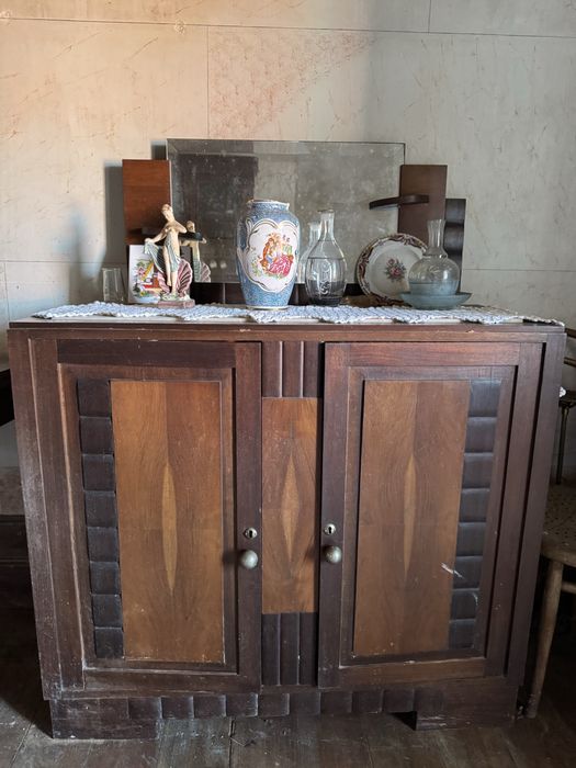 Moveis com espelho e marmore para restauro